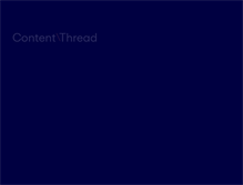 Tablet Screenshot of contentthread.com
